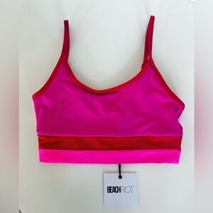 (New) Beach Riot Eva Colorblock Bikini Top - Medium